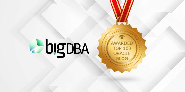 BigDBA is on the Top 100 Oracle Blogs list.